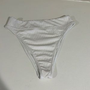 White Abercrombie and Fitch bikini bottoms